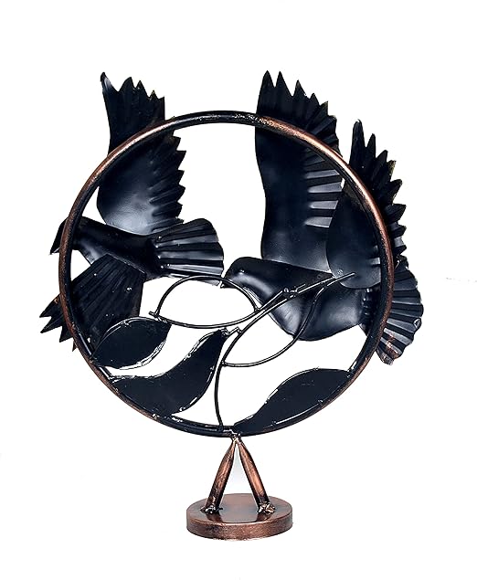 Handcrafted Metal Birds for Showpiece