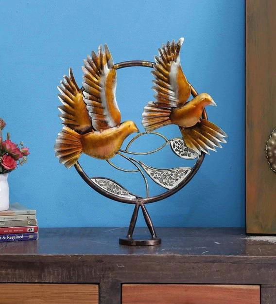 Handcrafted Metal Birds for Showpiece - ArtyCraftz.com