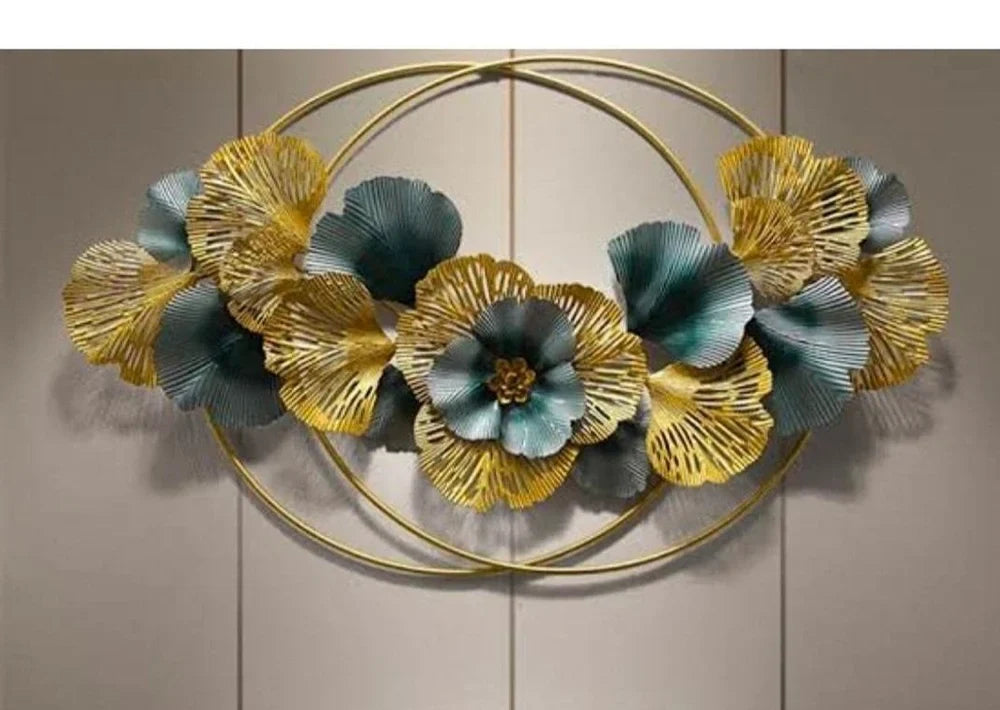 Handcrafted Metal Bloom Flower Wall Art