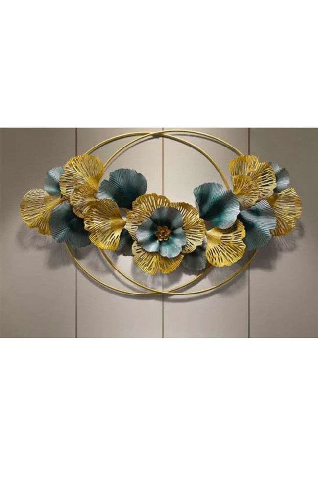 Handcrafted Metal Bloom Flower Wall Art