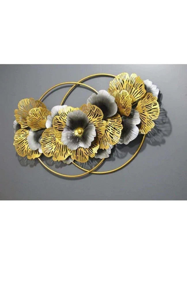 Handcrafted Metal Bloom Flower Wall Art