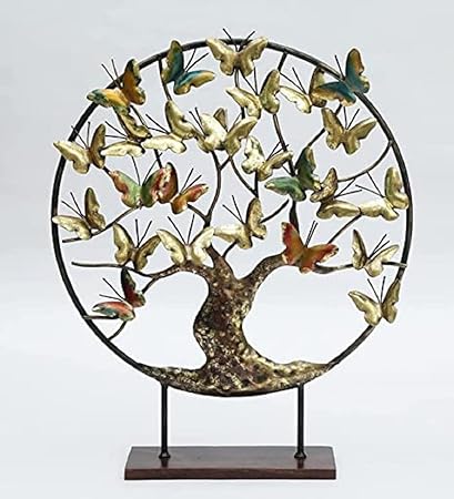 Handcrafted Metal Butterfly Tree for Showpiece