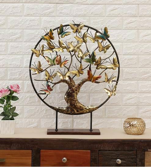 Handcrafted Metal Butterfly Tree for Showpiece - ArtyCraftz.com