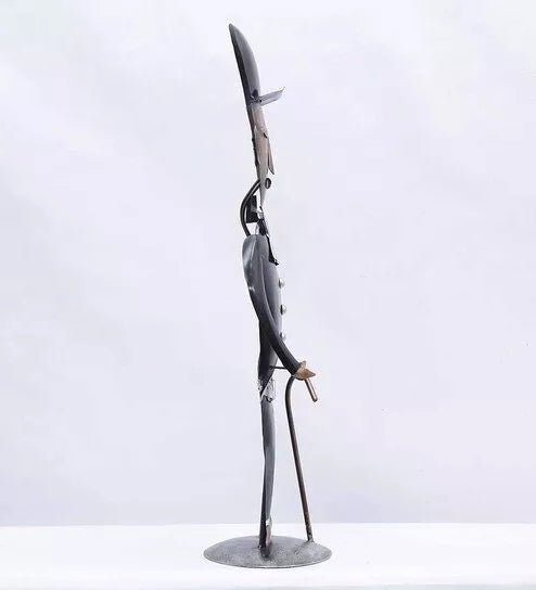 Handcrafted Metal Charli Statue for Showpiece - ArtyCraftz.com