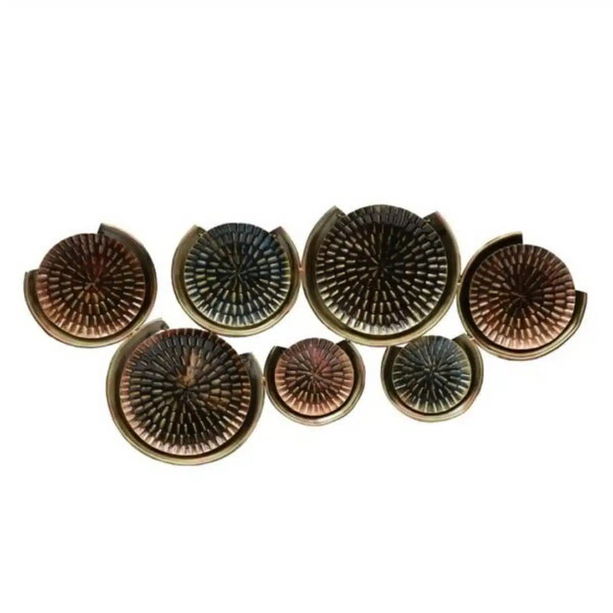 Handcrafted Metal Circles for Wall Decor 28*2*18 Inches - ArtyCraftz.com