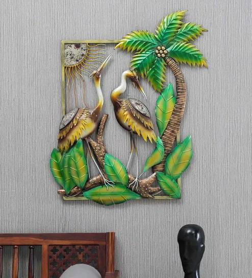 Handcrafted Metal Ducks with Led for Wall Decor - ArtyCraftz.com