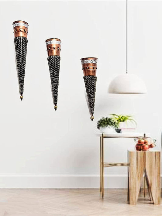 Handcrafted Metal Flower Vases for Wall Decor - ArtyCraftz.com