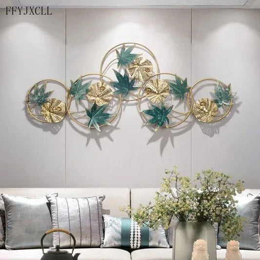 Handcrafted Metal Flower and Leaves for Wall Decor - ArtyCraftz.com