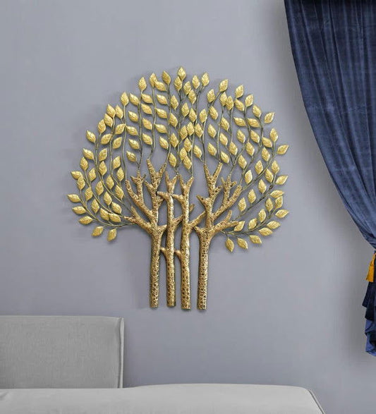 Handcrafted Metal Godwin Tree Wall Decor - ArtyCraftz.com