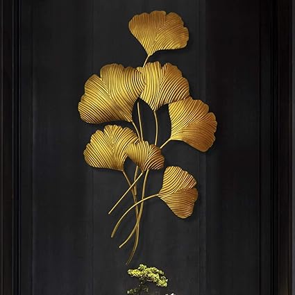 Handcrafted Metal Gold Yuro Wall Art