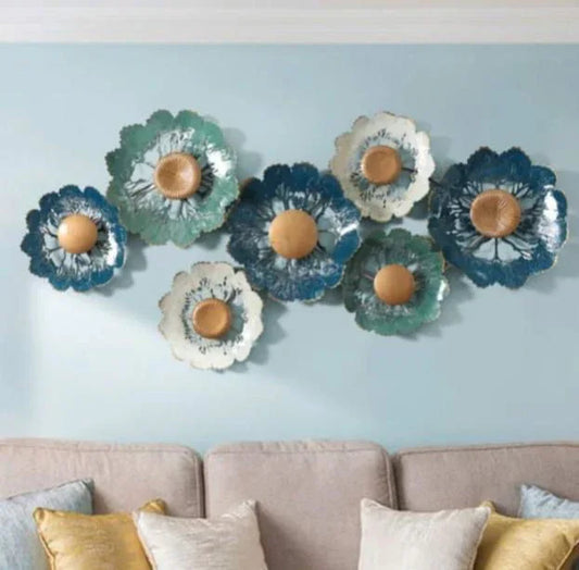 Handcrafted Metal Green etching Wall Decor - ArtyCraftz.com