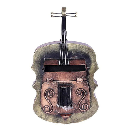 Handcrafted Metal Guitar Letter Box Wall Art - ArtyCraftz.com