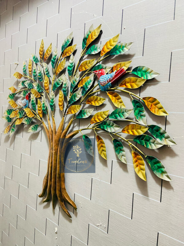 Handcrafted Metal Kalpatru Tree Art Wall Decor