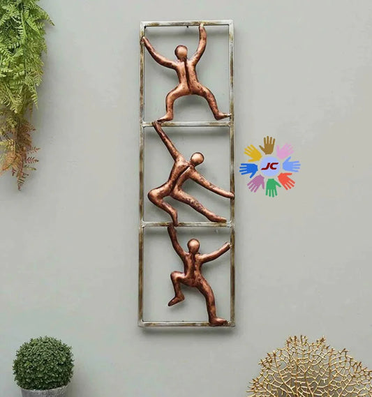 Handcrafted Metal Men Frame for Wall Decor - ArtyCraftz.com