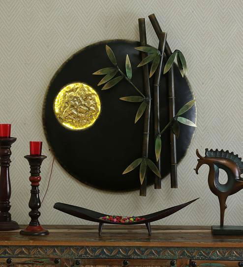 Handcrafted Metal Moon Wall Art - ArtyCraftz.com