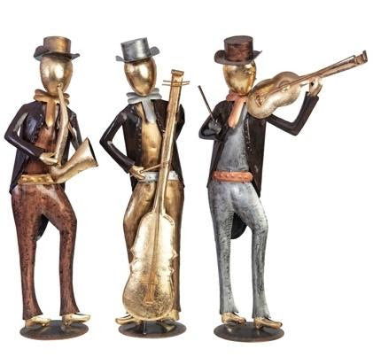 Handcrafted Metal Mucians Man Set - ArtyCraftz.com