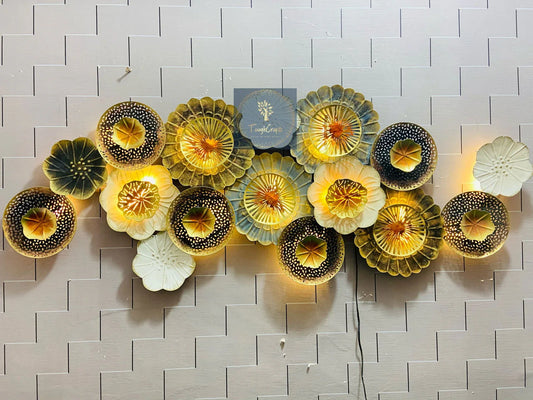 Handcrafted Metal Punching Zara Wall Decor - ArtyCraftz.com