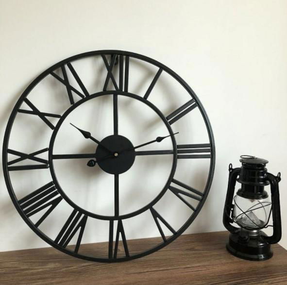 Handcrafted Metal Round Wall Clock for Home Decor and Gifting 36 Inches - ArtyCraftz.com