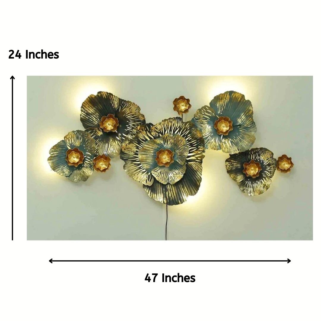 Handcrafted Metal Shine Wall Art - ArtyCraftz.com