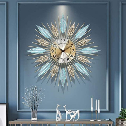 Handcrafted Metal Wall Clock - ArtyCraftz.com