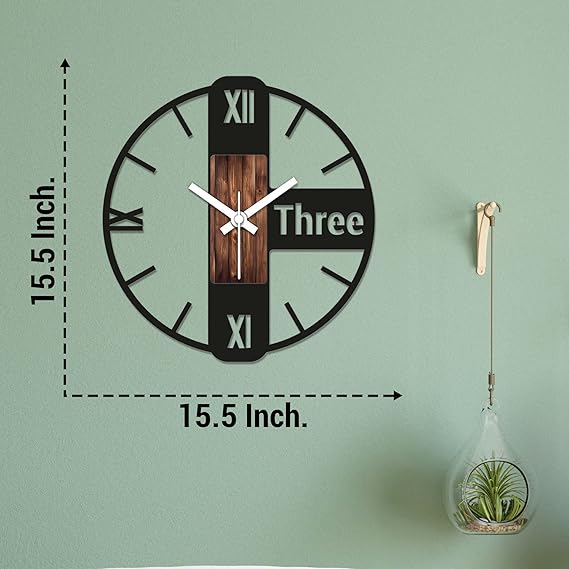 Handcrafted Metal Wall Clock