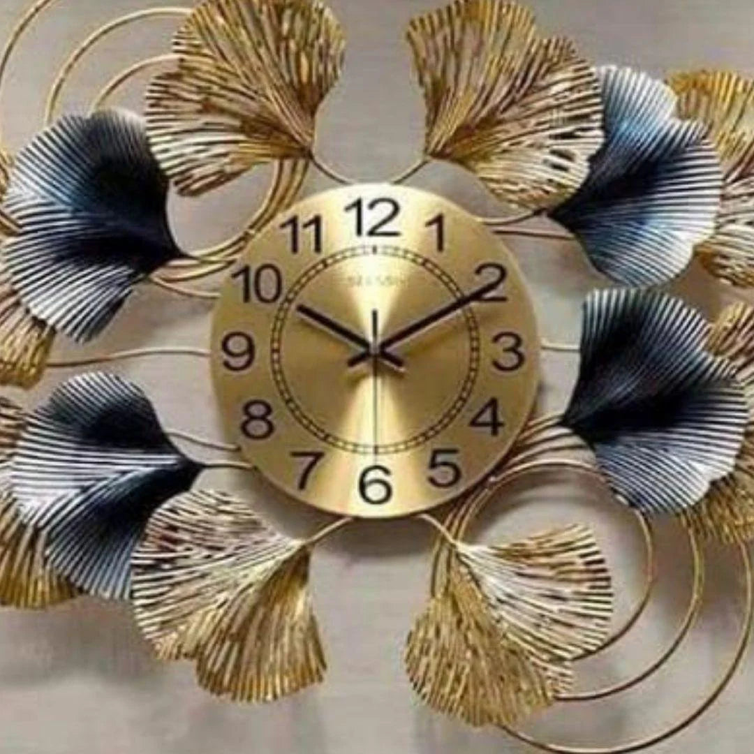 Handcrafted Metal Wall Clock 30 Inches - ArtyCraftz.com