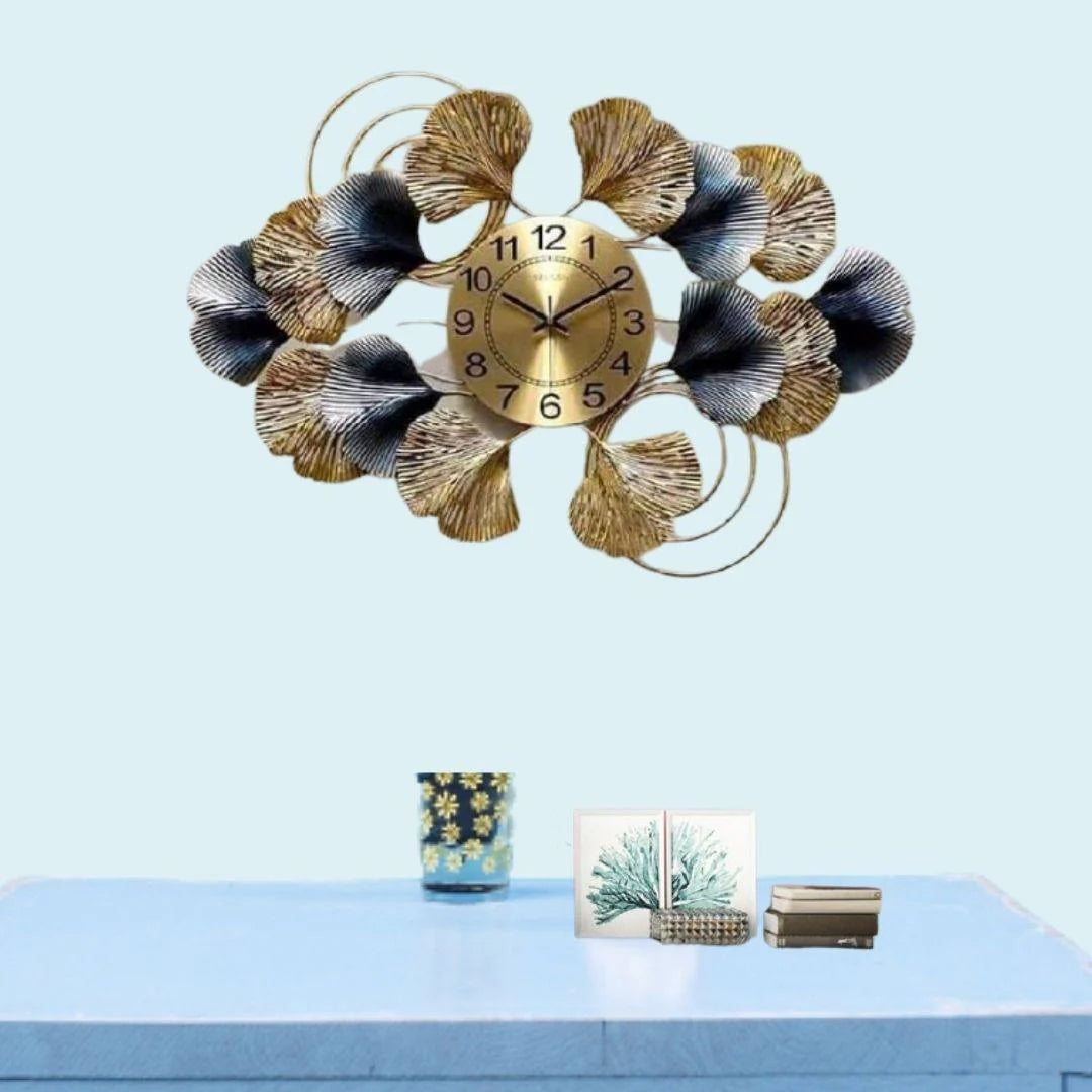 Handcrafted Metal Wall Clock 30 Inches - ArtyCraftz.com