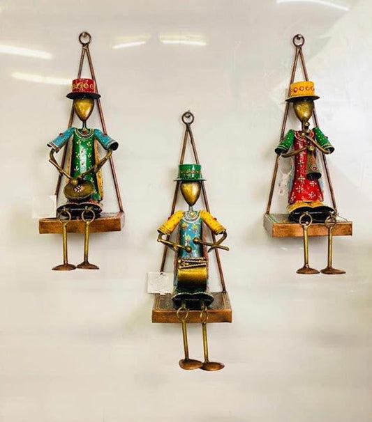 Handcrafted Metal musicians Set Wall Art - ArtyCraftz.com