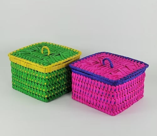 Handcrafted Palm Leaf Gift/Chocolate Box -ArtyCraftz.com