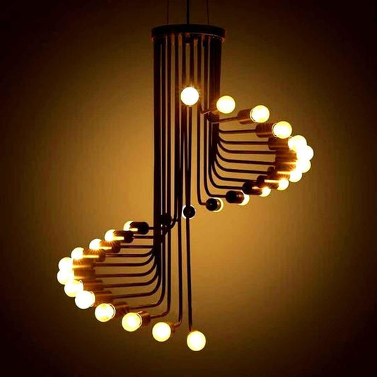Handcrafted Spiral Staircase Chandelier - ArtyCraftz.com