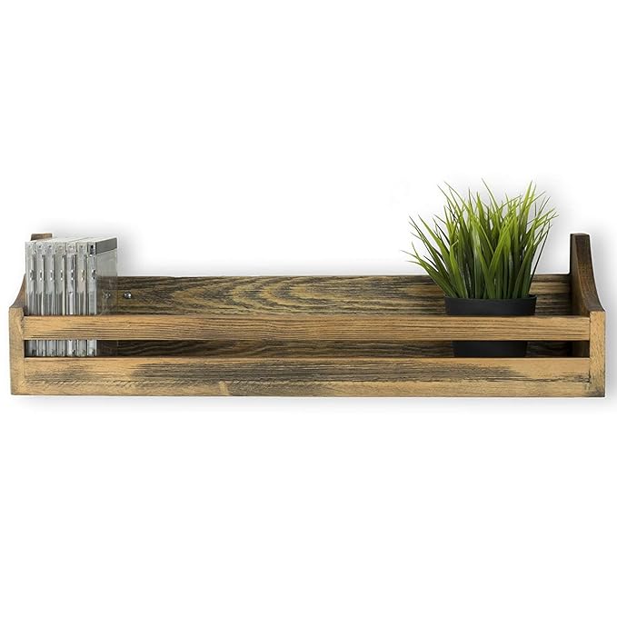 Handcrafted Wood Wall Shelf