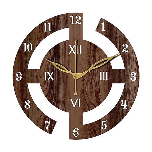 Handcrafted Wooden Clock for Home Decor