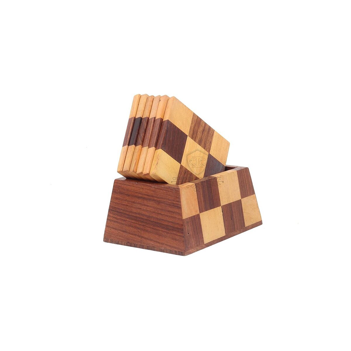 Handcrafted Wooden Coasters-ArtyCraftz.com