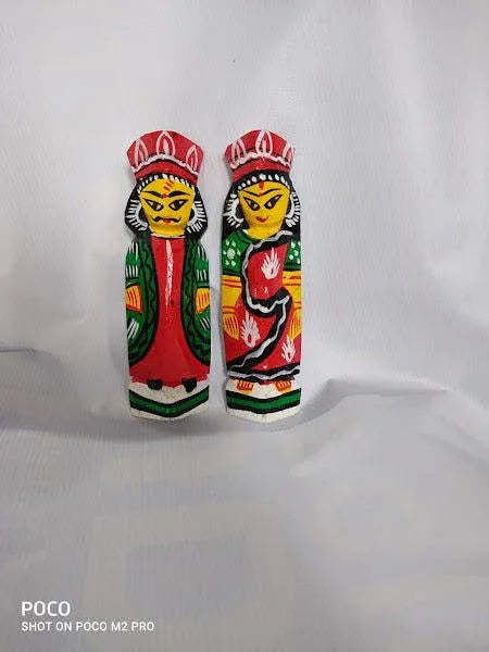 Handcrafted Wooden King and Queen Statue for Home Decor - ArtyCraftz.com