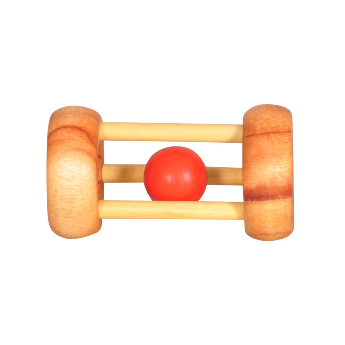 Handcrafted Wooden Rolling Ball Cylinder