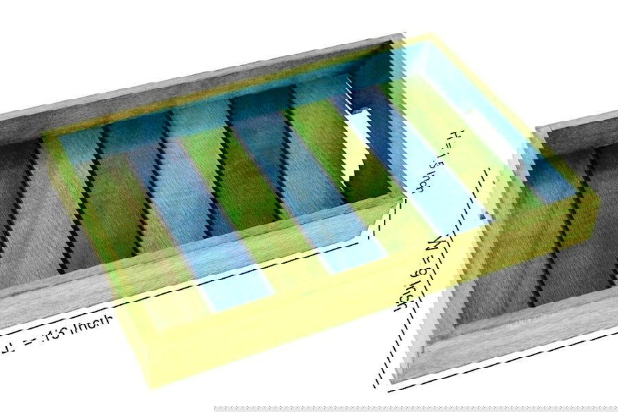 Handcrafted Wooden Tray For Kitchen Accessories - ArtyCraftz.com