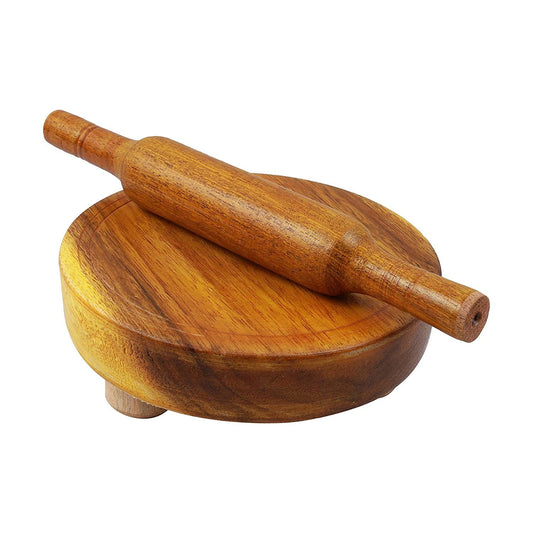 Miniature Wooden Chakla Belan Set-ArtyCraftz.com 