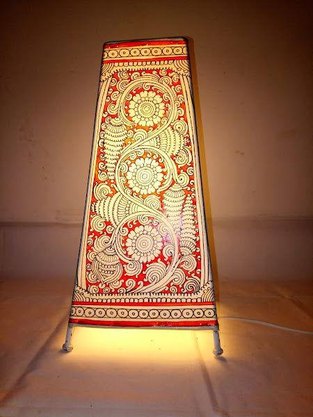 Handmade 12 Inches Leather Lampshade for Home Decor - ArtyCraftz.com