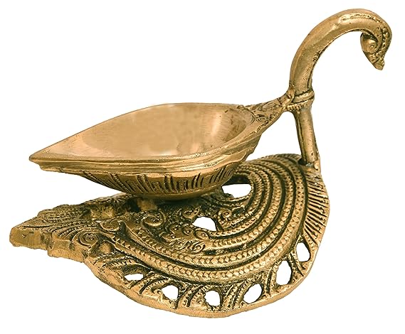 Handmade Bird Design Diya Deepak Puja Gifting