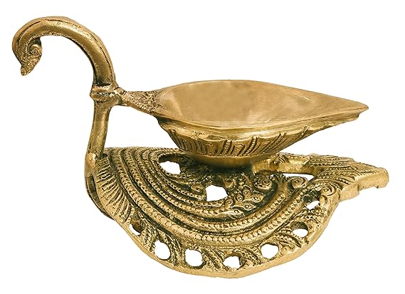 Handmade Bird Design Diya Deepak Puja Gifting