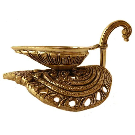 Handmade Bird Design Diya Deepak Puja Gifting - ArtyCraftz.com