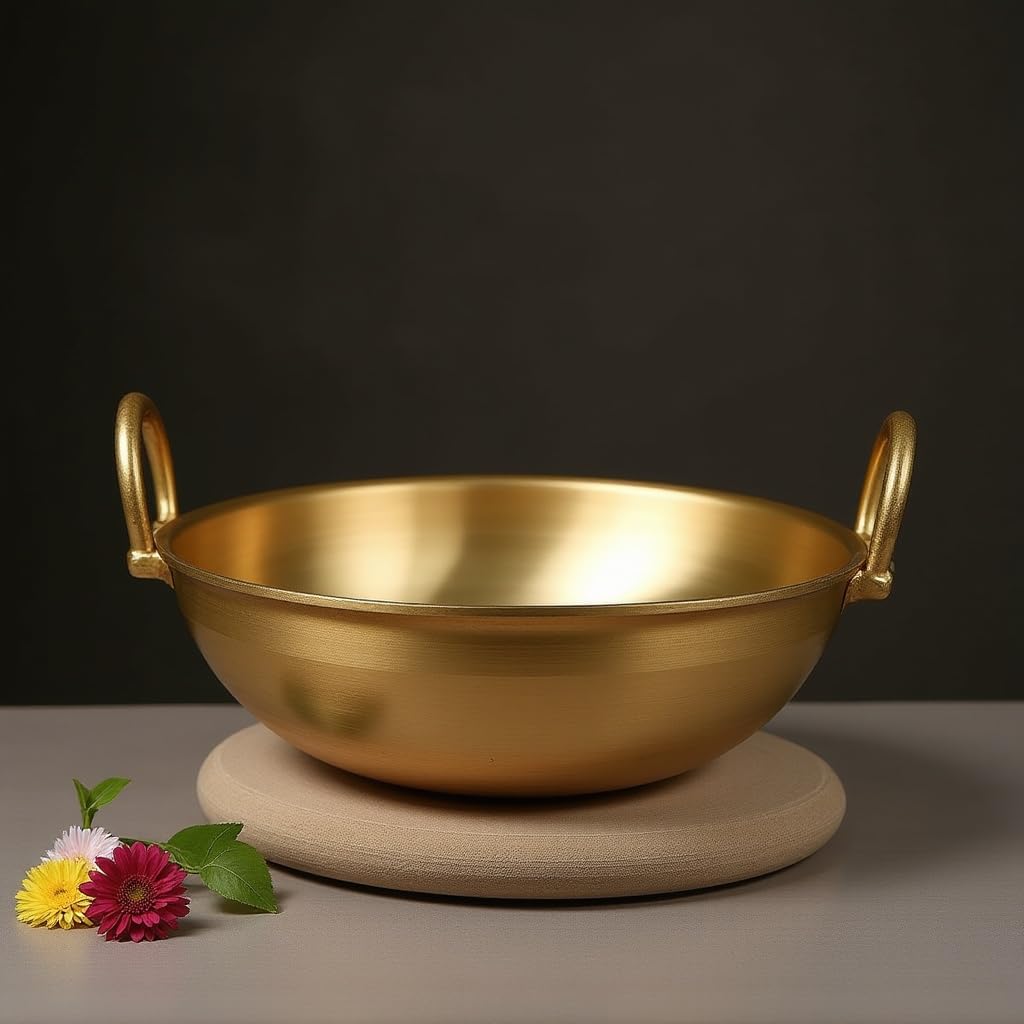 Handmade Bronze Kadai-ArtyCraftz.com