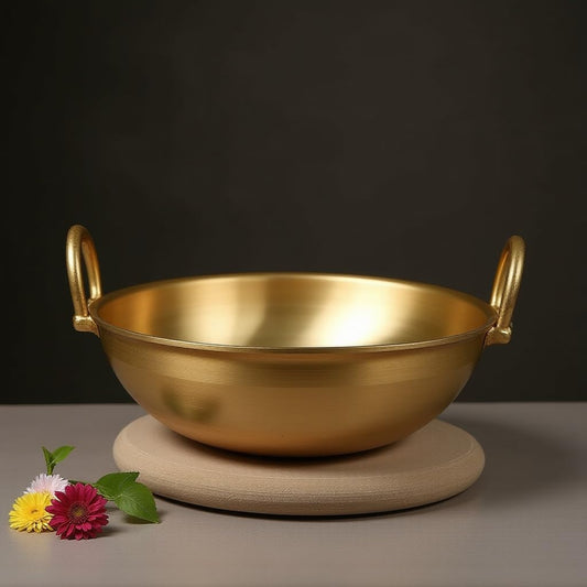 Handmade Bronze Kadai-ArtyCraftz.com