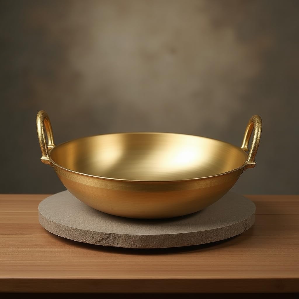 Handmade Bronze Kadai-ArtyCraftz.com