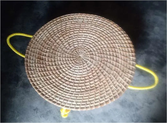 Handmade Cane Jumbo Box with Handle - ArtyCraftz.com
