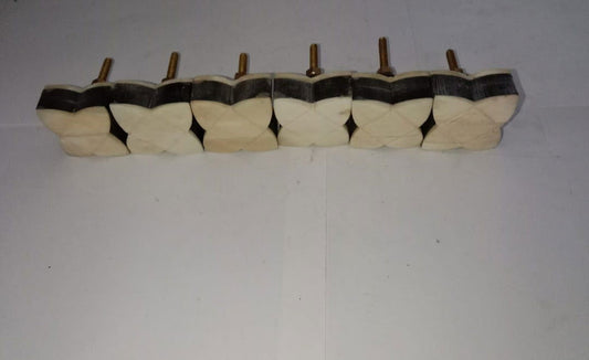 Handmade Ceramic Knobs for Kitchen Cabinets and Drawer White Color - ArtyCraftz.com