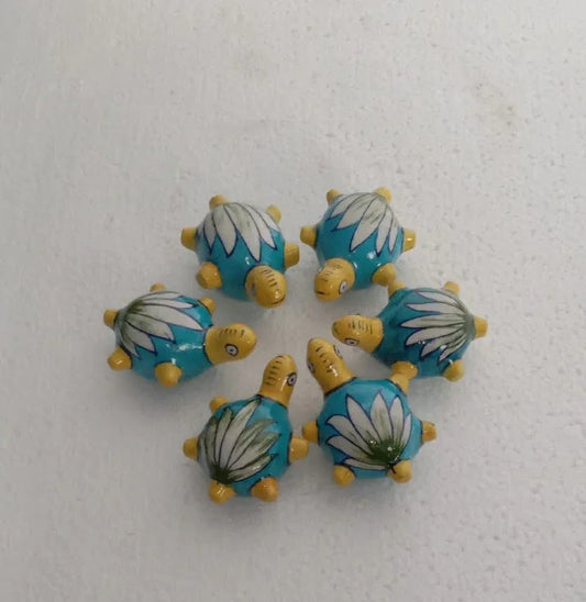 Handmade Ceramic Paper Wait for Home Decor and Gifting 2.5 Inches Yellow  Color - ArtyCraftz.com