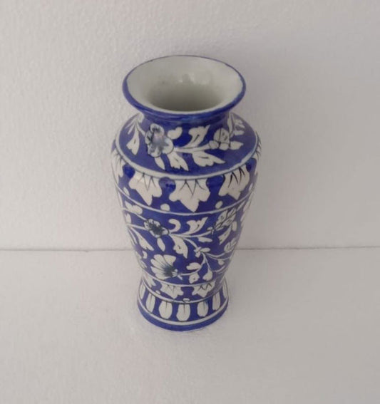 Handmade Ceramic Vase for Home Decor an Gifting 8 Inches - ArtyCraftz.com