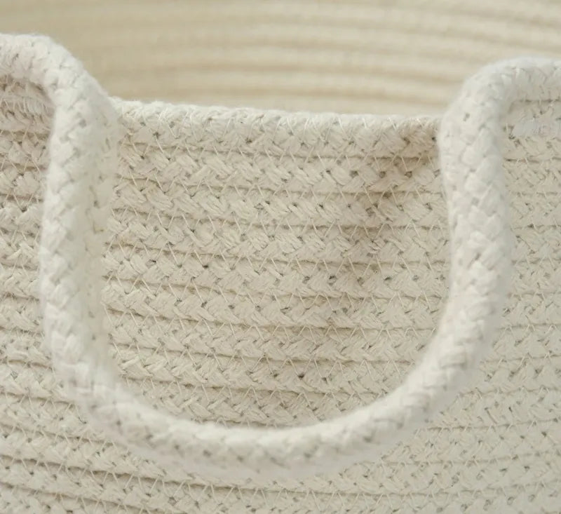 Handmade Cotton Basket for Home Decor - ArtyCraftz.com