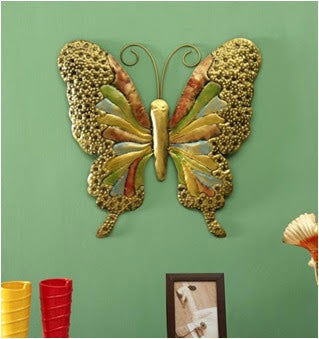 Handmade Iron Naila Butterfly Wall Decorative Hanging & Mounted Art Sculpture - ArtyCraftz.com
